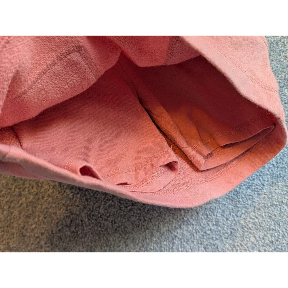 Wonder Nation Girls Size XS 4/5 Coral Pink Knit Built In Shorts Skirt Skort